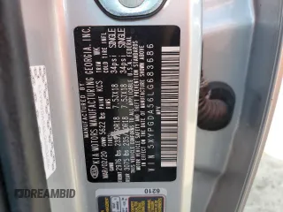 2020 Kia Sorento LX with VIN 5XYPGDA56LG683686, listed as a Copart auction lot 48785585 with 59,735 mi miles and Salvage Title. Bid and sale history available at carsss.com. Image 14.
