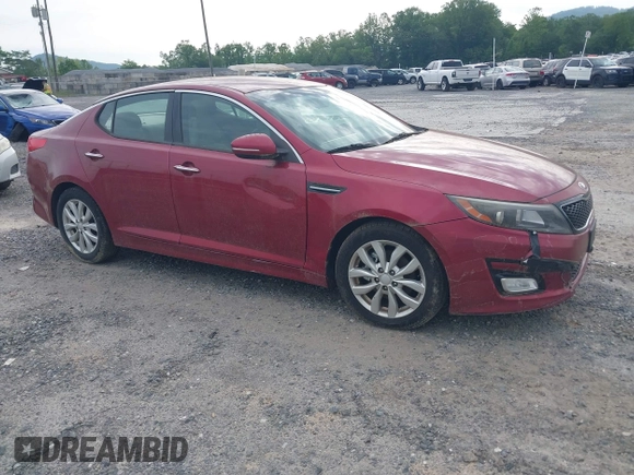 2015 Kia Optima LX with VIN 5XXGM4A76FG474368, listed as a IAAI auction lot 42303998 with 146,318 mi miles and . Bid and sale history available at DreamBid. Image 1.