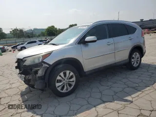 2012 Honda CR-V EX-L with VIN 2HKRM4H74CH605537, listed as a Copart auction lot 58916675 with 151,008 mi miles and Salvage title. Bid and sale history available at DreamBid. Image 1.