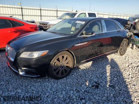 2017 Lincoln Continental Reserve with VIN 1LN6L9RP5H5626790, listed as a Copart auction lot 81742694 with 89,908 mi miles and Salvage Title. Bid and sale history available at carsss.com. Image 1.