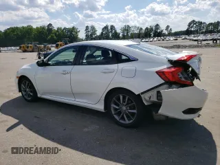 2019 Honda Civic Sedan EX with VIN 19XFC1F39KE210972, listed as a Copart auction lot 57703884 with 76,664 mi miles and Non Repairable. Bid and sale history available at carsss.com. Image 2.