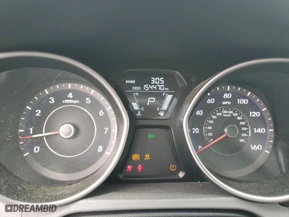 2013 Hyundai Elantra Limited with VIN 5NPDH4AE9DH323984, listed as a Copart auction lot 51162285 with 154,470 mi miles and Salvage Title. Bid and sale history available at carsss.com. Image 9.