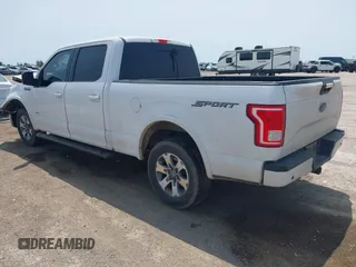 2015 Ford F-150 XL with VIN 1FTEW1CGXFKD28350, listed as a IAAI auction lot 42389701 with 136,661 mi miles and . Bid and sale history available at DreamBid. Image 3.