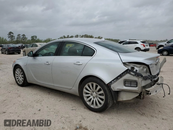 2011 Buick Regal CXL RL1 with VIN 2G4GN5EC7B9177438, listed as a Copart auction lot 51625705 with 113,695 mi miles and Salvage title. Bid and sale history available at DreamBid. Image 2.