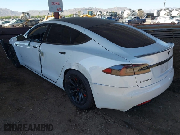 2016 Tesla Model S 90D with VIN 5YJSA1E22GF149639, listed as a IAAI auction lot 42583167 with Not provided miles and . Bid and sale history available at DreamBid. Image 3.