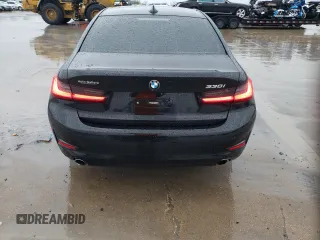 2020 BMW 3 Series 330i with VIN 3MW5R1J08L8B05599, listed as a Copart auction lot 50084805 with 92,028 mi miles and Salvage Title. Bid and sale history available at DreamBid. Image 6.