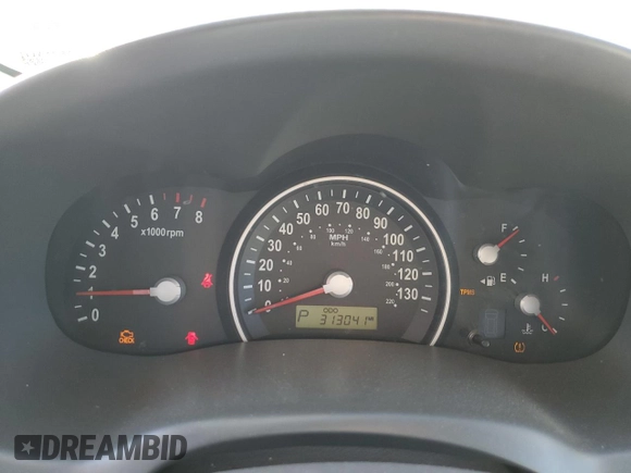 2008 Kia Sedona LX with VIN KNDMB233086261604, listed as a Copart auction lot 48936035 with 313,041 mi miles and Salvage Title. Bid and sale history available at carsss.com. Image 9.