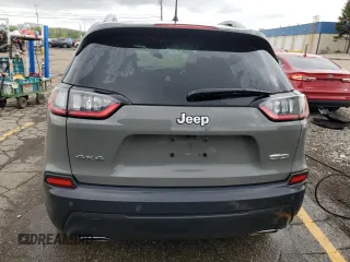 2021 Jeep Cherokee Latitude Lux with VIN 1C4PJMMXXMD103354, listed as a Copart auction lot 55296805 with 53,220 mi miles and Non repairable. Bid and sale history available at DreamBid. Image 6.