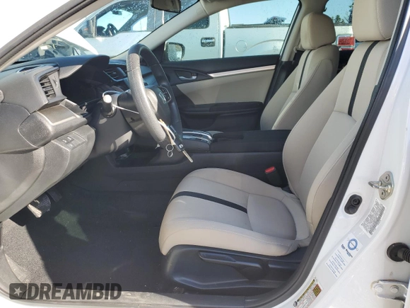 2019 Honda Civic LX with VIN 19XFC2F63KE011402, listed as a Copart auction lot 49279355 with 15,814 mi miles and Salvage Title. Bid and sale history available at DreamBid. Image 7.