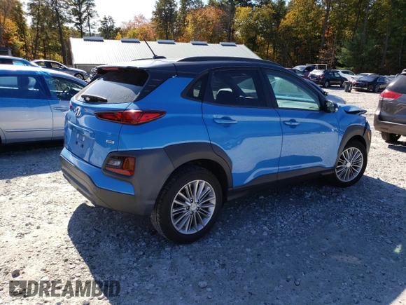 2018 Hyundai Kona SEL with VIN KM8K2CAA4JU145110, listed as a Copart auction lot 75627364 with 46,001 mi miles and Salvage Title. Bid and sale history available at carsss.com. Image 3.
