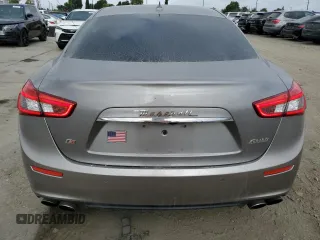 2016 Maserati Ghibli S Q4 z VIN ZAM57RTA6G1172334, wystawiony jako Copart lot #56601575 z przebiegiem 109 524 mil mil oraz Szkody całkowita. Historia ofert i sprzedaży dostępna na DreamBid. Obrazek 6.