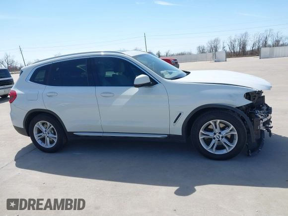 2020 BMW X3 sDrive30i with VIN 5UXTY3C00LLU71540, listed as a IAAI auction lot 41718918 with 91,501 mi miles. Bid and sale history available at carsss.com. Image 13.