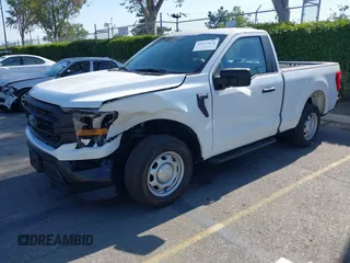 2023 Ford F-150 XL with VIN 1FTMF1CBXPKE40924, listed as a IAAI auction lot 42115874 with 15,411 mi miles and . Bid and sale history available at carsss.com. Image 17.