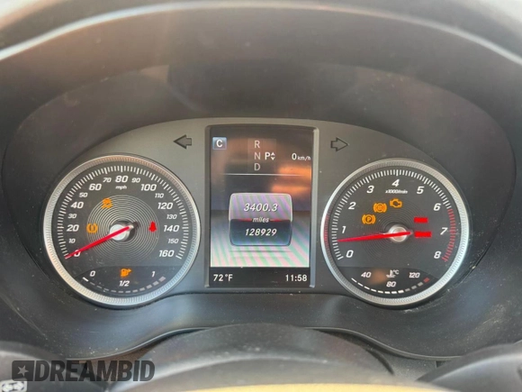 2017 Mercedes-Benz C с VIN WDDWJ4KBXHF32552, выставлен на аукционе Copart как лот 64165705 с пробегом 128 929 миль миль и Чистый • Clean title. История ставок и продаж доступна на DreamBid. Изображение 8.