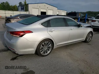 2017 Genesis G80 3.8L с VIN KMHGN4JE3HU206494, выставлен на аукционе Copart как лот 56028425 с пробегом 172 864 миль миль и Списание • Salvage title. История ставок и продаж доступна на DreamBid. Изображение 3.