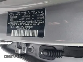 2024 Hyundai Elantra SEL z VIN KMHLS4DG1RU843180, wystawiony jako IAAI lot #41461928 z przebiegiem 514 mil mil oraz . Historia ofert i sprzedaży dostępna na DreamBid. Obrazek 9.