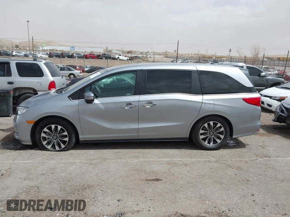 2024 Honda Odyssey EX-L with VIN 5FNRL6H67RB046630, listed as a IAAI auction lot 41933690 with 35,880 mi miles and . Bid and sale history available at DreamBid. Image 14.