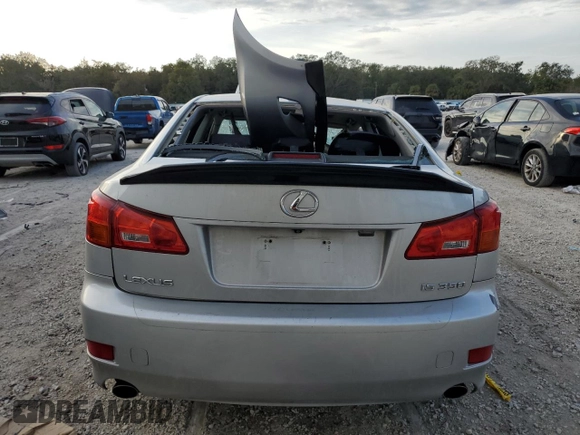 2008 Lexus IS 350 with VIN JTHBE262082013294, listed as a Copart auction lot 86471464 with Not provided miles and Non repairable. Bid and sale history available at DreamBid. Image 6.