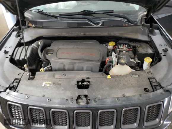 2020 Jeep Compass Trailhawk with VIN 3C4NJDDB0LT159324, listed as a Copart auction lot 50961595 with 86,446 mi miles and Salvage Title. Bid and sale history available at carsss.com. Image 12.
