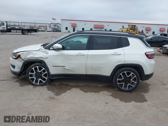 2021 Jeep Compass Limited with VIN 3C4NJCCB5MT588102, listed as a IAAI auction lot 41105108 with 24,972 mi miles. Bid and sale history available at carsss.com. Image 14.