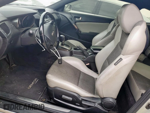 2013 Hyundai Genesis Coupe Premium with VIN KMHHT6KD8DU104968, listed as a Copart auction lot 56409685 with Not provided miles and Salvage title. Bid and sale history available at DreamBid. Image 7.