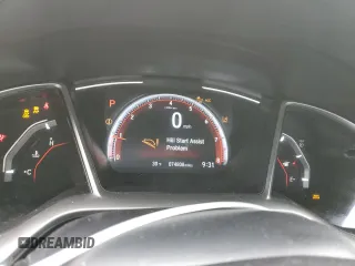 2019 Honda Civic Sedan Sport with VIN 2HGFC2F82KH536524, listed as a Copart auction lot 45204115 with 74,808 mi miles and Salvage Title. Bid and sale history available at carsss.com. Image 9.