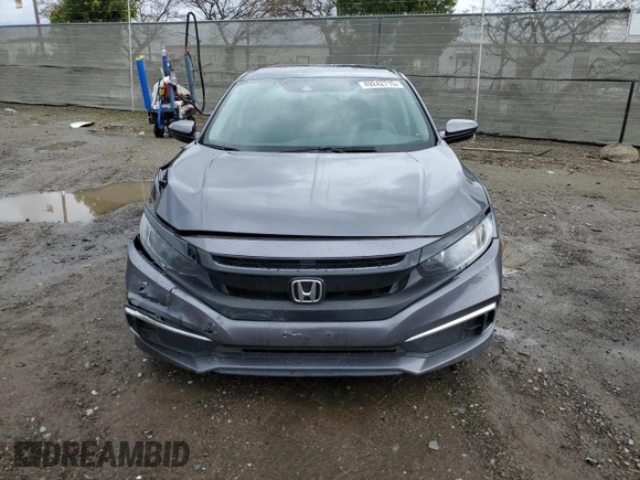 2020 Honda Civic Sedan LX with VIN 2HGFC2F68LH554266, listed as a Copart auction lot 49242715 with 51,778 mi miles and Salvage Title. Bid and sale history available at carsss.com. Image 5.