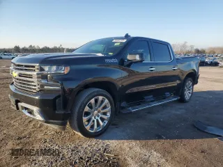 2019 Chevrolet Silverado 1500 High Country with VIN 3GCUYHED1KG183413, listed as a Copart auction lot 88966165 with 82,784 mi miles and Salvage Title. Bid and sale history available at carsss.com. Image 1.