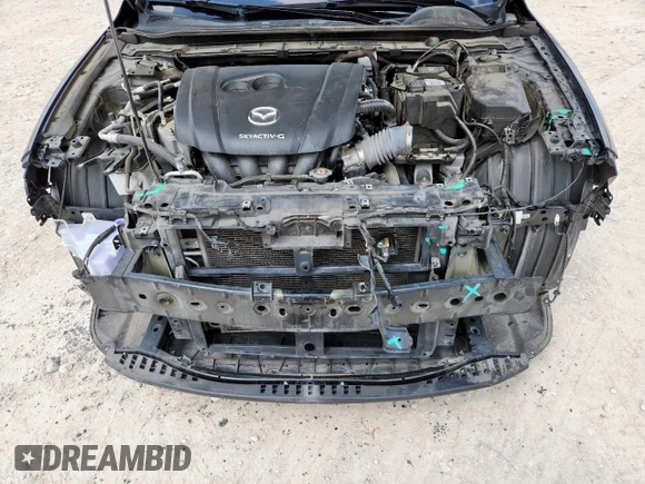 2020 Mazda 3 with VIN 3MZBPABL1LM127551, listed as a Copart auction lot 59587255 with 77,261 mi miles and Salvage title. Bid and sale history available at DreamBid. Image 11.