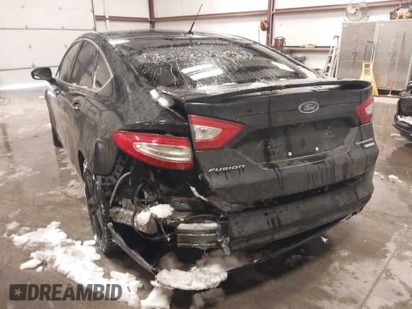 2014 Ford Fusion Titanium with VIN 3FA6P0K92ER336344, listed as a IAAI auction lot 41237225 with 178,169 mi miles. Bid and sale history available at carsss.com. Image 6.