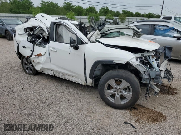 2022 Toyota RAV4 XLE with VIN 2T3W1RFV8NC174093, listed as a Copart auction lot 49895885 with Not provided miles and Non repairable. Bid and sale history available at DreamBid. Image 4.
