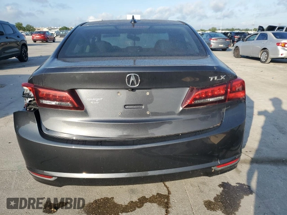2016 Acura TLX with VIN 19UUB1F33GA008764, listed as a Copart auction lot 53003715 with 81,496 mi miles and Salvage title. Bid and sale history available at DreamBid. Image 6.