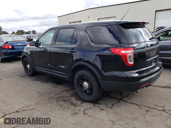2014 Ford Utility Police Interceptor with VIN 1FM5K8AR2EGA04458, listed as a Copart auction lot 73454084 with 137,214 mi miles and Salvage Title. Bid and sale history available at carsss.com. Image 2.