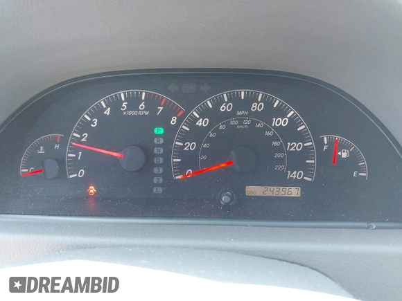 2006 Toyota Camry STD with VIN 4T1BE32KX6U734944, listed as a IAAI auction lot 42006245 with 243,967 mi miles. Bid and sale history available at carsss.com. Image 7.