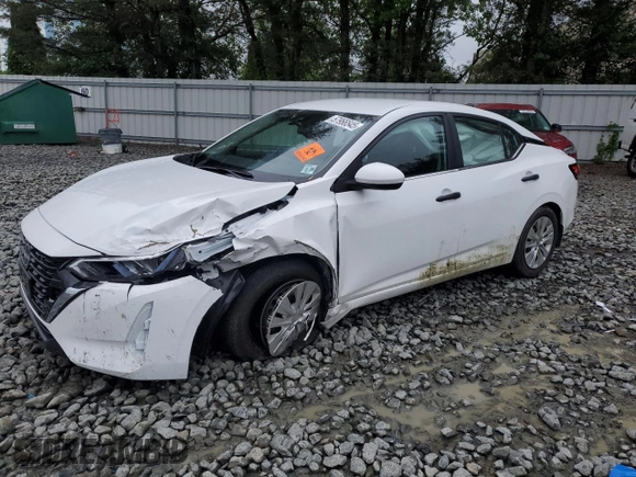2024 Nissan Sentra S with VIN 3N1AB8BV0RY295659, listed as a Copart auction lot 57966545 with 14,927 mi miles and Salvage title. Bid and sale history available at DreamBid. Image 1.