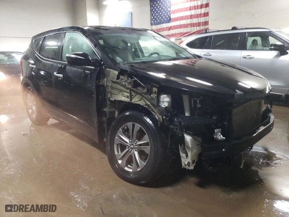 2013 Hyundai Santa Fe Premium with VIN 5XYZUDLB3DG102246, listed as a Copart auction lot 43175065 with 153,168 mi miles and Salvage Title. Bid and sale history available at carsss.com. Image 4.
