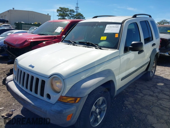 2007 Jeep Liberty Sport with VIN 1J4GK48K87W605357, listed as a IAAI auction lot 41810448 with 190,871 mi miles and . Bid and sale history available at DreamBid. Image 17.