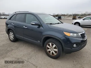 2012 Kia Sorento LX with VIN 5XYKTDA61CG282416, listed as a Copart auction lot 52176305 with 155,631 mi miles and Salvage Title. Bid and sale history available at DreamBid. Image 4.