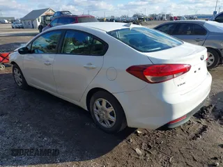 2017 Kia Forte LX with VIN 3KPFK4A77HE057175, listed as a IAAI auction lot 41232874 with 53,479 mi miles. Bid and sale history available at carsss.com. Image 3.