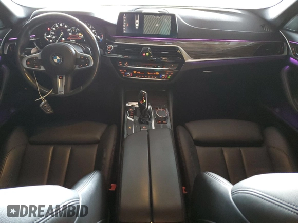 2019 BMW 5 Series 530i with VIN WBAJA5C52KBX87088, listed as a Copart auction lot 44159455 with 72,793 mi miles and Salvage Title. Bid and sale history available at DreamBid. Image 8.