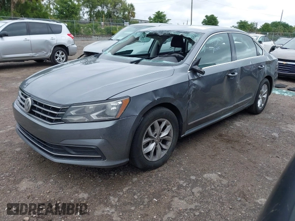 2017 Volkswagen Passat S with VIN 1VWAT7A38HC004849, listed as a IAAI auction lot 41994444 with 117,953 mi miles and . Bid and sale history available at DreamBid. Image 2.