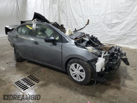2024 Nissan Versa S с VIN 3N1CN8DVXRL881568, выставлен на аукционе Copart как лот 49678335 с пробегом Не указан миль и На запчасти • Non repairable. История ставок и продаж доступна на DreamBid. Изображение 4.