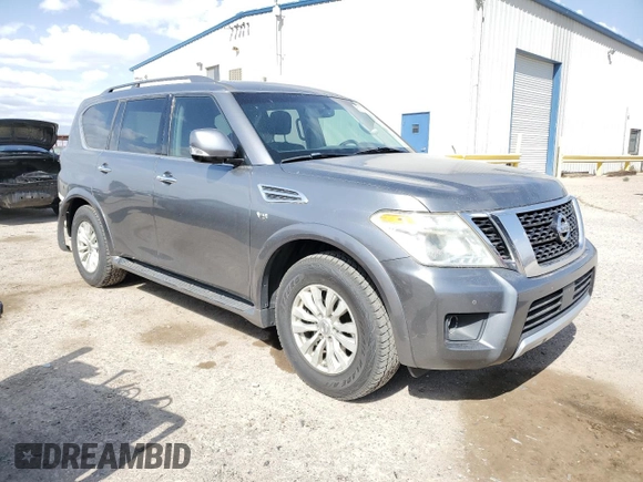 2017 Nissan Armada SL with VIN JN8AY2ND9H9006380, listed as a Copart auction lot 51239845 with 172,647 mi miles and Salvage Title. Bid and sale history available at carsss.com. Image 4.
