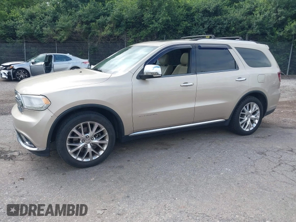 2015 Dodge Durango Citadel with VIN 1C4SDHET1FC702219, listed as a IAAI auction lot 42705080 with 159,995 mi miles and . Bid and sale history available at DreamBid. Image 2.