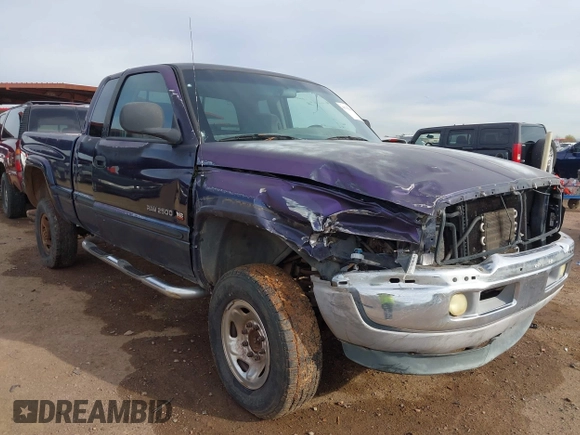 1999 Dodge 2500 with VIN 3B7KF23Z7XG177230, listed as a IAAI auction lot 41792664 with 441,626 mi miles and . Bid and sale history available at DreamBid. Image 1.