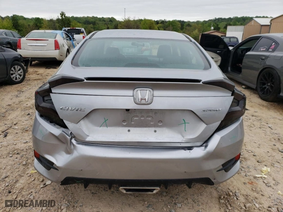 2021 Honda Civic Sedan Sport with VIN 2HGFC2F83MH536597, listed as a Copart auction lot 50994465 with 36,666 mi miles and Salvage Title. Bid and sale history available at carsss.com. Image 6.
