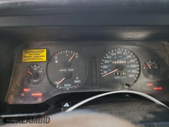 1997 Dodge 1500 z VIN 1B7HF16Y2VS181604, wystawiony jako Copart lot #79451424 z przebiegiem 269 471 mil mil oraz Szkoda całkowita • Salvage title. Historia ofert i sprzedaży dostępna na DreamBid. Obrazek 9.