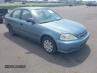 1999 Honda Civic LX z VIN 1HGEJ6678XL018332, wystawiony jako IAAI lot #42413697 z przebiegiem 196 167 mil mil oraz . Historia ofert i sprzedaży dostępna na DreamBid. Obrazek 6.