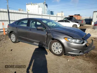2014 Ford Fusion S with VIN 1FA6P0G77E5383895, listed as a Copart auction lot 42752275 with 122,595 mi miles and Salvage Title. Bid and sale history available at DreamBid. Image 4.