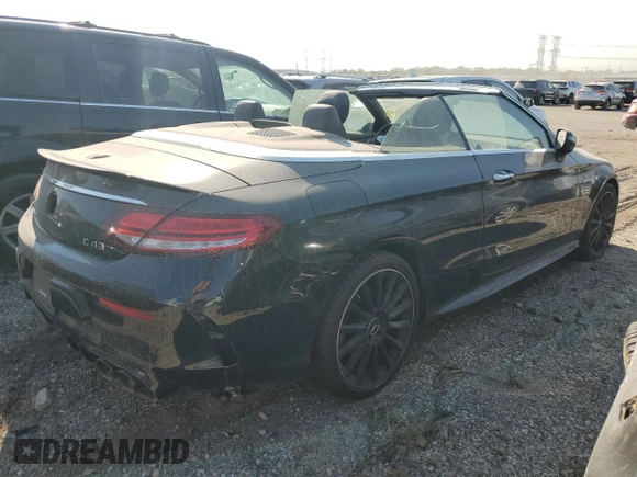 2020 Mercedes-Benz C 43 AMG with VIN WDDWK6EBXLF971158, listed as a Copart auction lot 71454264 with Not provided miles and Salvage title. Bid and sale history available at DreamBid. Image 3.